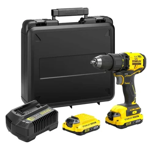 Stanley SFMCD710D2K belaidis suktuvas/gręžtuvas, 20V, 2x2,0Ah image 1