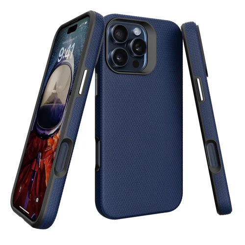 Perfectionists Triangle Mag Case Apple iPhone 14 Pro tamsiai mėlynas image 3