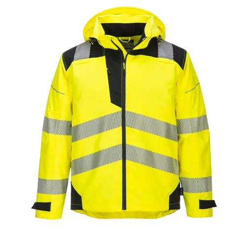 Portwest PW360 Orui pralaidi lietaus striukė, Dydis S, Yellow/Black image 2