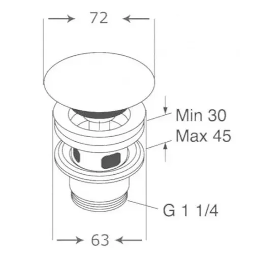 Villeroy & Boch 68170001 dugno vožtuvas praustuvams su persipylimu image 2