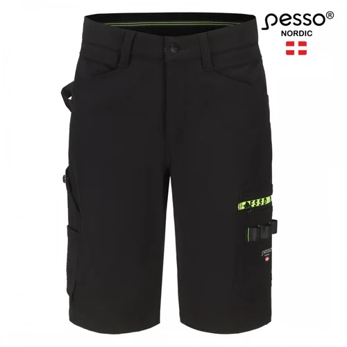 PESSO Mercury Stretch KS145B darbo šortai 54 Juodi image 2