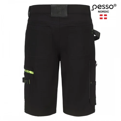 PESSO Mercury Stretch KS145B darbo šortai 54 Juodi image 3
