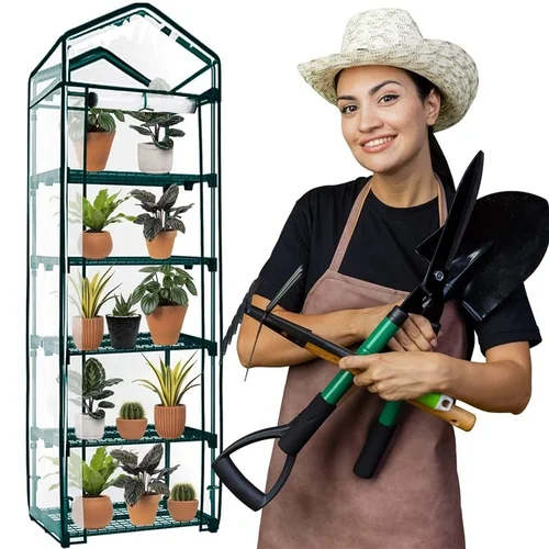 Springos GT0007 Mini šiltnamis, 70 cm × 50 cm × 190 cm image 2