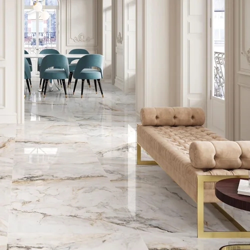 PAMESA Pisa Gold Polished Akmens masės plytelės 60x60 cm image 2