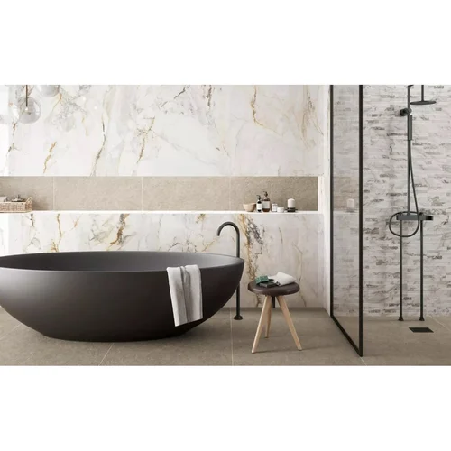 PAMESA Pisa Gold Polished Akmens masės plytelės 60x60 cm image 3