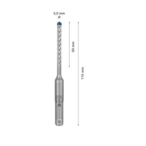 Bosch SDS-plus grąžtas betonui 5x50x115mm 2608900059 image 3