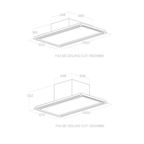 Elica HILIGHT X H16 WH/A/100 Gartraukis image 2
