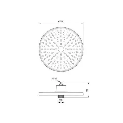 Ideal Standard Ceratherm T100 Potinkinė dušo sistema A7671AA image 3