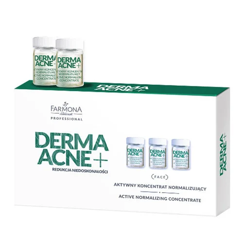 Farmona DermaAcne+ serumas ampulėse riebiai odai 5 × 5 ml image 1