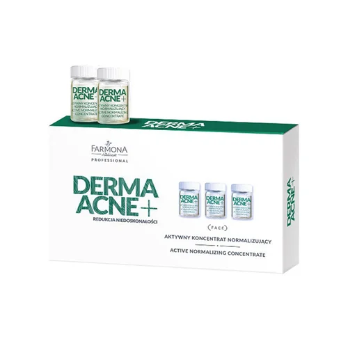 Farmona DermaAcne+ serumas ampulėse riebiai odai 5 × 5 ml image 2