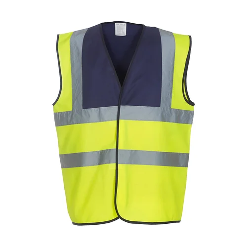 Yoko HVW100 signalinė liemenė XL Fluo Yellow/Navy image 3