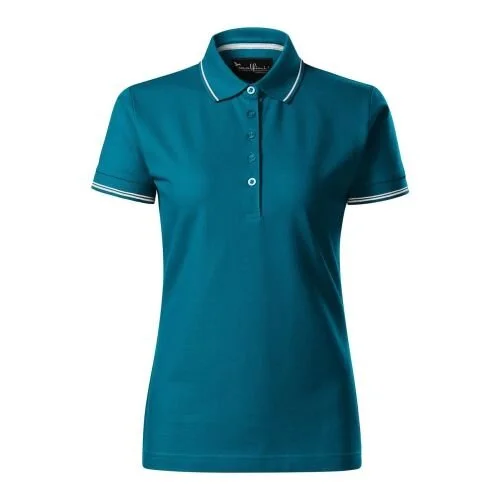 MALFINI 253 moteriški polo marškinėliai, S, dark gray melange image 1