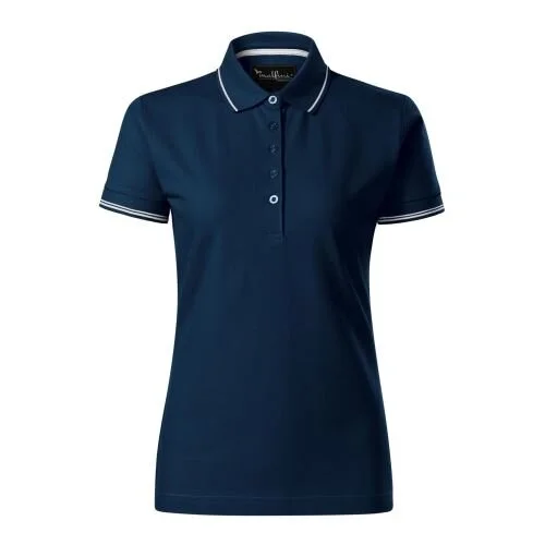 MALFINI 253 moteriški polo marškinėliai, S, dark gray melange image 2