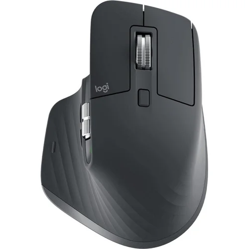 Logitech MX Master 3S bevielė pelė, juoda image 1