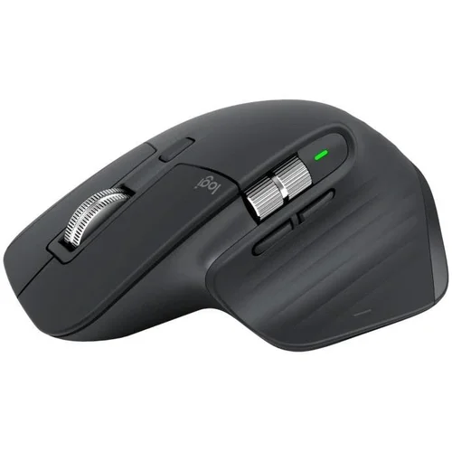 Logitech MX Master 3S bevielė pelė, juoda image 3