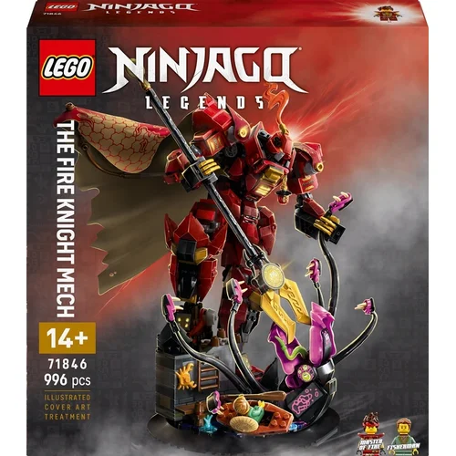 LEGO Ninjago The Fire Knight Mech 71846, 996 vnt image 1