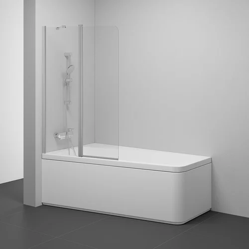 RAVAK 10CVS2 kairinė vonios sienelė, 100 cm, skaidrus stiklas image 1