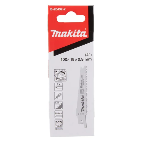 Makita B-20432-2 BiM 100x0,9mm 6tpi, 2 vnt image 2