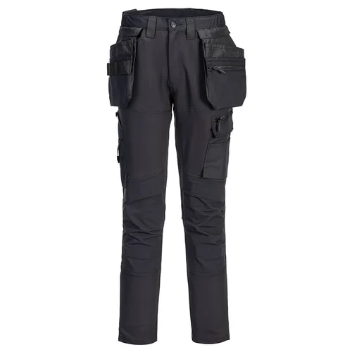 Portwest DX456 Darbo kelnės – 30, Juoda image 1