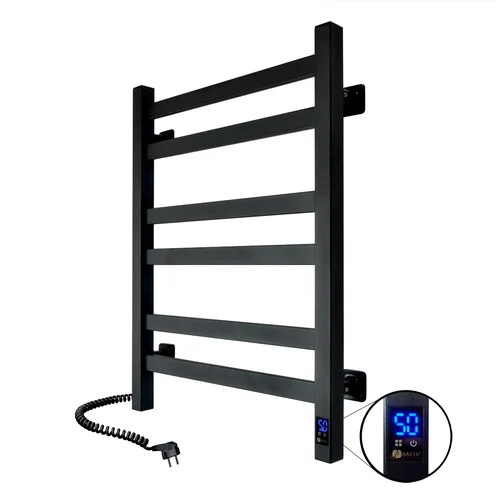 NAVIN Avangard 480×600 Sensor Elektrinis rankšluosčių džiovintuvas, Juodas image 2