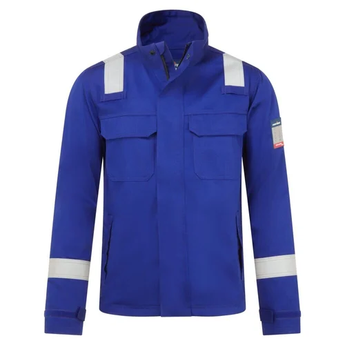Cheminėms medžiagoms atsparus PORTWEST FR609 švarkas - S, Royal Blue image 2