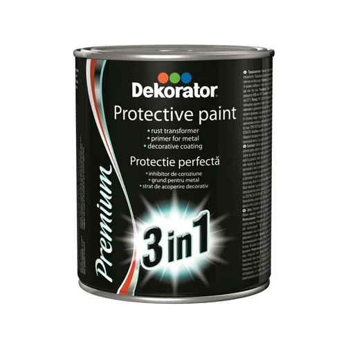 Dekorator Gruntas-emalė 3in1, 0,5 l Sidabrinė image 1