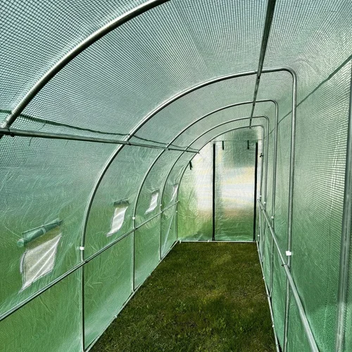 Šoninis šiltnamis PE, 9 m2, 6x1.5 m, žalias image 2