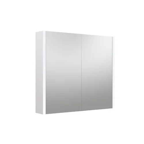 Raguvos Baldai SERENA 1400511 veidrodinė spintelė 80 cm balta blizgi image 1