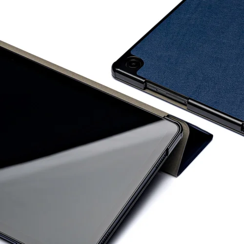 Reach Smart Leather dėklas Lenovo Tab M10 5G TB360ZU, tamsiai mėlynas image 3