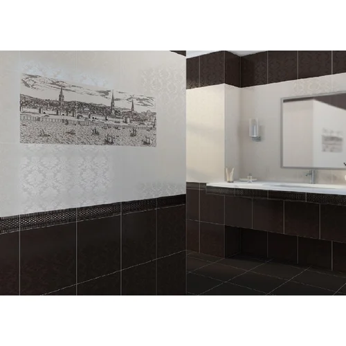 DAMASCO Smėlio Dekorinė Plytelė 25x40 6 vnt./dėž. image 2