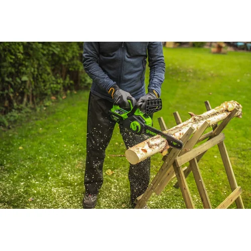 Greenworks GD24CS30K4 30 cm akumuliatorinis grandininis pjūklas image 2