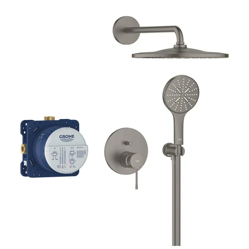 Grohe Essence potinkinė dušo sistema, Rainshower Mono 310, 25287AL0, grafito image 2