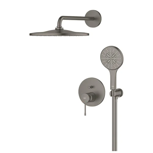 Grohe Essence potinkinė dušo sistema, Rainshower Mono 310, 25287AL0, grafito image 3
