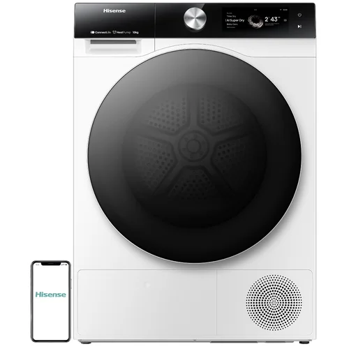HISENSE DH7S107BW kondensacinė džiovyklė 10 kg image 1
