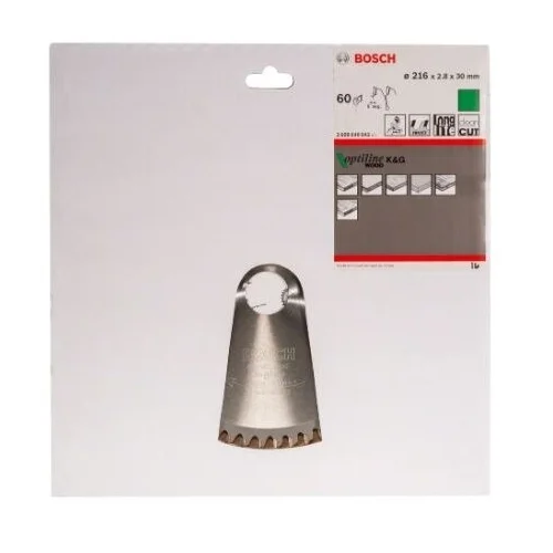 Bosch Optiline Wood Pjovimo diskas 216x30 image 2