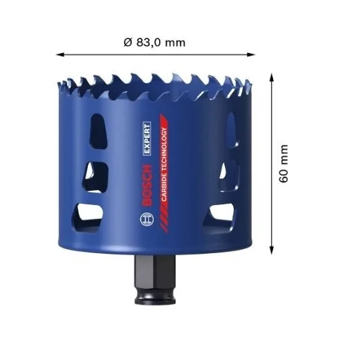 Karbido pjovimo karūna Bosch Tough Material, 83mm, 2608900438 image 2