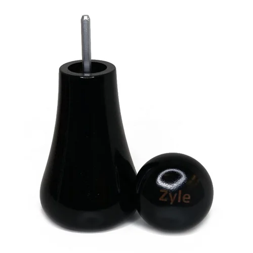 Zyle ZY065GRSB prieskonių malūnėlis, 16 cm, juodas image 2