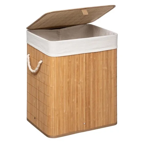 Skalbinių krepšys 5five Simply Smart, 60 l, balta/smėlio image 3