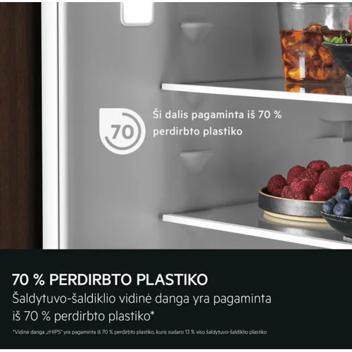 Įmontuojamas šaldytuvas AEG 7000 serija NoFrost NSC7P751DS image 2