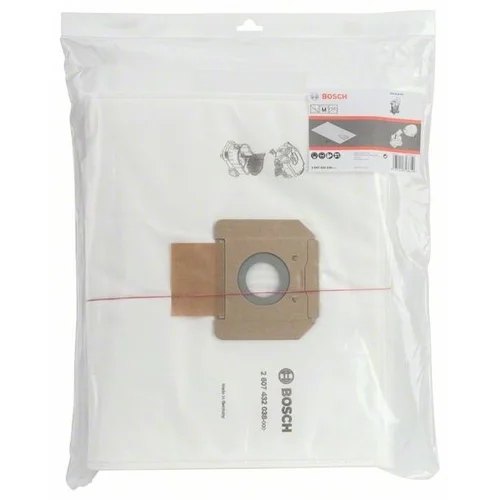 Bosch GAS 55 flisiniai dulkių maišeliai, 5 vnt image 2