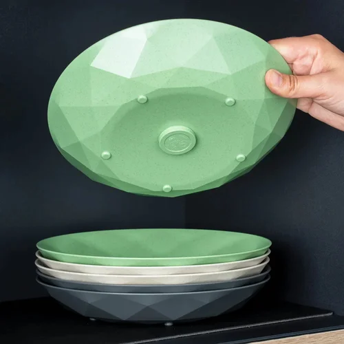 SILWY S0TE-1411-2-G magnetinės lėkštės, 24 cm, 2 vnt., žalia image 3