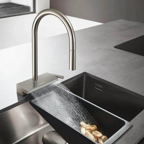 Hansgrohe Aquno Select M81 73837800, Nerūdijančio plieno image 3