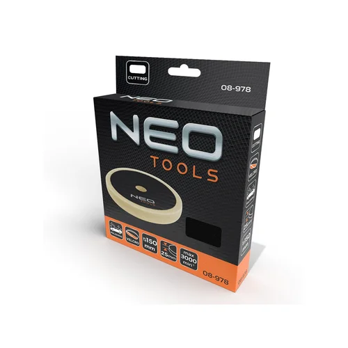 NEO Poliravimo padas 150x150x25 mm abrazyvinė kempinė image 2