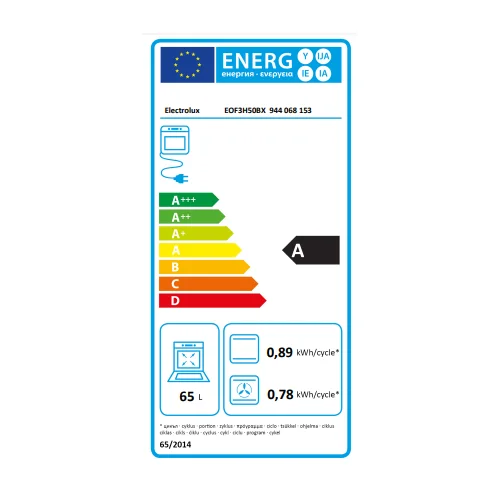 Electrolux EOF3H50BX 60 cm Nerūd. plieno orkaitė image 3