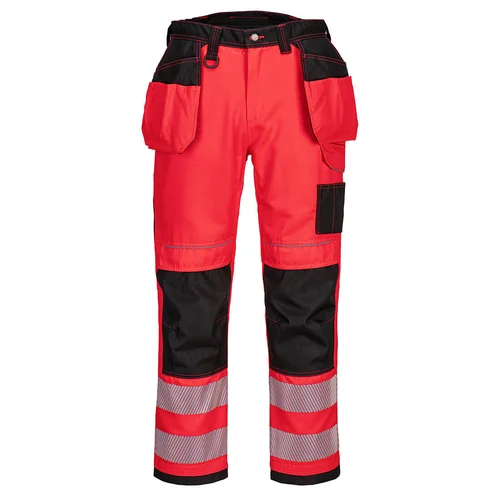 Darbo kelnes Portwest T501 - 48, Red/Black image 2