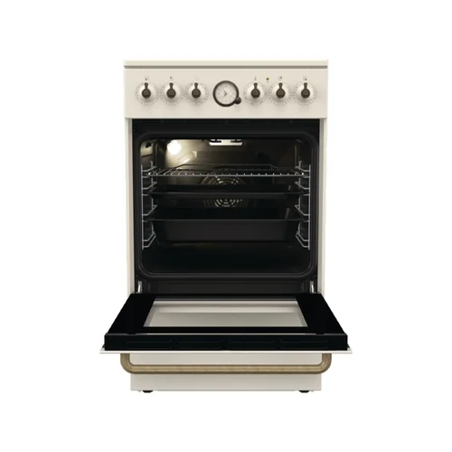 GORENJE GECS5B70CLI Smėlio spalvos Retro elektrinė viryklė image 2