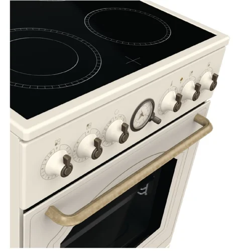 GORENJE GECS5B70CLI Smėlio spalvos Retro elektrinė viryklė image 3