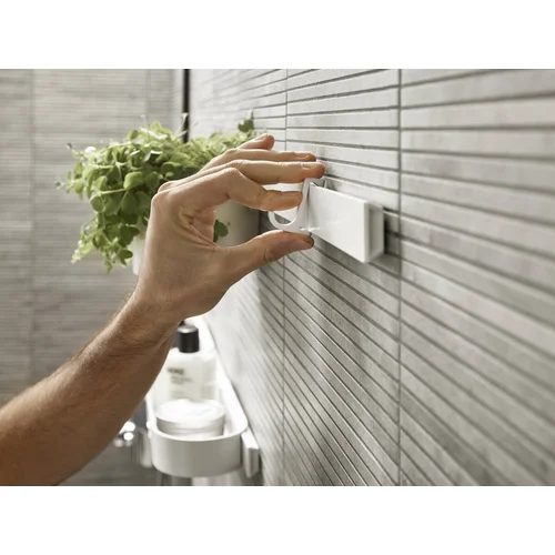 Universalus sieninis laikiklis Hansgrohe WallStoris 27902670, juodas matinis image 2