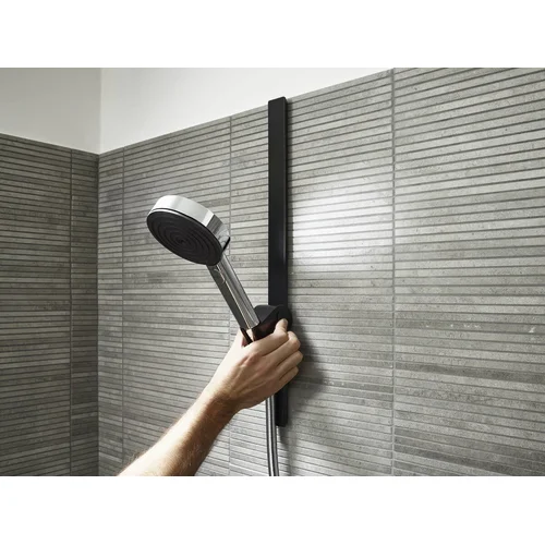 Universalus sieninis laikiklis Hansgrohe WallStoris 27902670, juodas matinis image 3