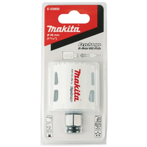 Makita E-03800 EZYCHANGE Bi-Metal gręžimo karūna 46 mm image 3